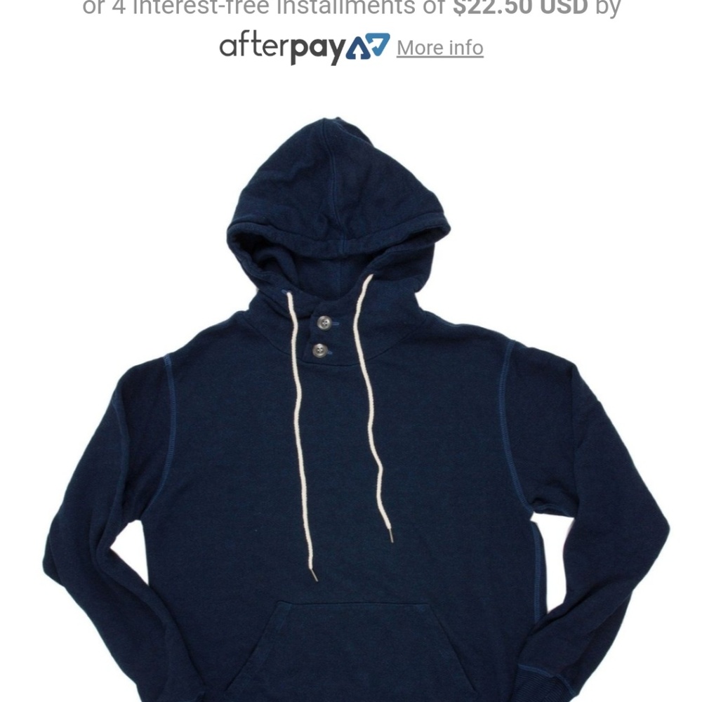 Iron and Resin Hooded Pullover Sweatshirt